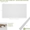 Ekena Millwork 48H x 3/8T Adjustable PVC Slat Wall Panel Kit w/ 1W Slats, Unfinished contains 42 Slats SWP84X48X0375UN - alternate 5